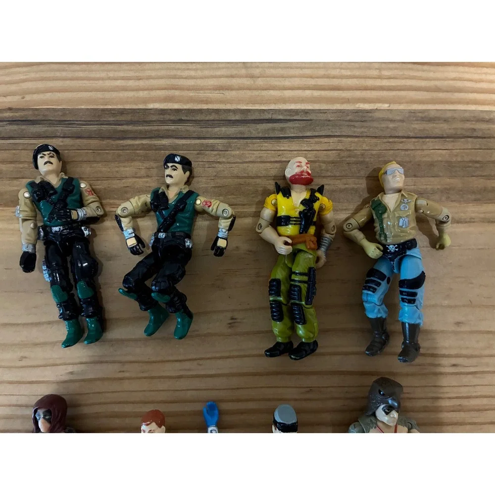Vintage GI Joe Action Figure Lot of 12 Hasbro 3.75 Inch 80s 90s Mixed Figures